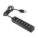3x High Speed 7 Port USB HUB 2.0 Multi Splitter Expansion PC Laptop Adapter