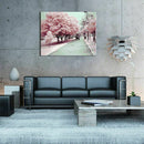 DIY Unframed Digital Oil Painting by Numbers Autumn Trees Pattern On Cloth  Z2L2