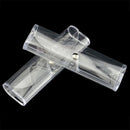 Transparent Glasses Case Soft plastic Protective Box for Presbyopic gl M7CA TO