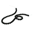 8mm Round Black Onyx Precious Loose Beads of Semiprecious Stones
