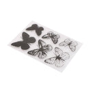 Butterflies Transparent Clear Silicone Stamp for DIY scrapbooking album Decorã€LJ