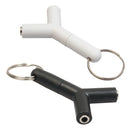 2Pcs 3.5mm Male to 2Female Stereo Audio Headphone Earphone Splitter Adapter