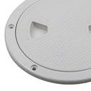 White Non Slip 6" Deck Inspection Hatch For Marine Corrosion Resistant