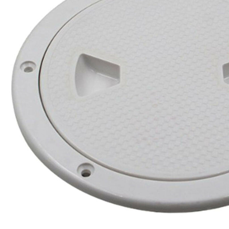 White Non Slip 6" Deck Inspection Hatch For Marine Corrosion Resistant
