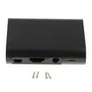Plastic Box Black Protective Case Box Enclosure for Raspberry Pi 3 / B plus