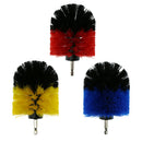3pcs 3.5inch Drill Brush Scrub Pad Scrubber for Cleaning Bathroom Shower Car