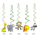 Animal Themed Party Decorations Spiral Pendant Cartoon Pendant Birthday Party