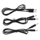 3 Pack of 3.5mm 1/8 inch Auxiliary Male to Male Mono Audio Cable 1meter/3.3ft