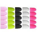Monja Nail Art Tips Uv Gel Eraser Wrapped Silicone Elastic Soak Cap Clip Ma