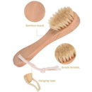 3pcs Skin Body Soft Natural Bristle Bath Brush SPA Shower Exfoliating Tool
