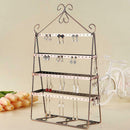 Stud Earrings Display Rack Jewelry Holder Stand Bracelet Organizer Showcase