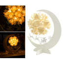 Christmas Moon Night Light LED Baby Sleep Room Lamp Kids Gift Warm Yellow Lamp