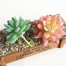 Artificial Plastic Succulent Plants Flowers Home Cafe Beautify Floral Decor