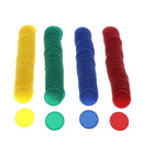 160 Pieces Unfinished Plastic Slices Round Disc Circle Pieces Ornaments for