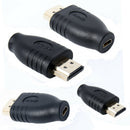 Professional Computer Extension HD Male To Micro Female Video Audio HDMI Adapter