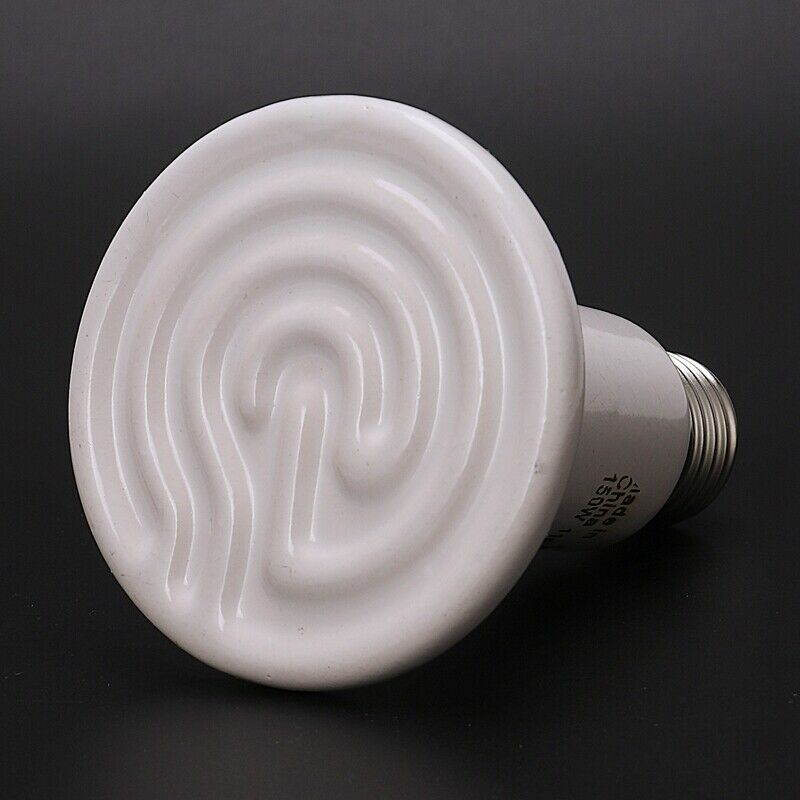 110V 150W E27 Ceramic Infrared Heater Lamp Bulb for Pet Coops & Brooders
