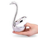 Elegant Swan Holder Spoon Fruit Tableware Coffee Set Stainless Steel Dessert Tea