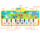 Baby Musical Mat with Animal Voice Play Mats Touch Play Game Musical Carpet