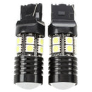 2 x White T20 7443 7440 13 SMD 5050 LED Backup Light Reverse Lamp Bulb