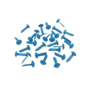 200Pcs Mixed Color Metal Brad Paper Fastener For Scrapbooking Craft 8mm L5I I4A2