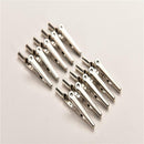 10x Stainless Steel Crocodile Alligator Clip Cable Test Lead Jumper Wire JR