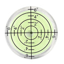 32*7mm Acrylic Bullseye Bubble level Round Level Bubble Accessories, green G9N1