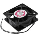 120x120x38mm 5 Blades Metal Frame Axial Flow Cooling Fan AC 220/240V 0.14A