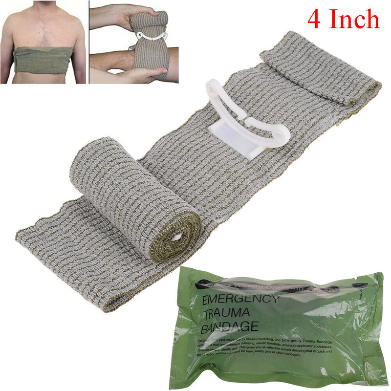 Israeli Bandage 4 inch Sterile Wound Dressing Pressure Bar and Compression Wr3C