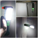 Magnetic Car Repairing Working Light Cob Led Flashlight Usb Charging Portab V8N5