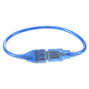 Short USB 2.0 A Female to Male Extension Cable