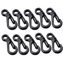 10PCS/LOT Mini SF Spring Backpack Clasps Climbing Carabiners EDC Keychain C A4M6