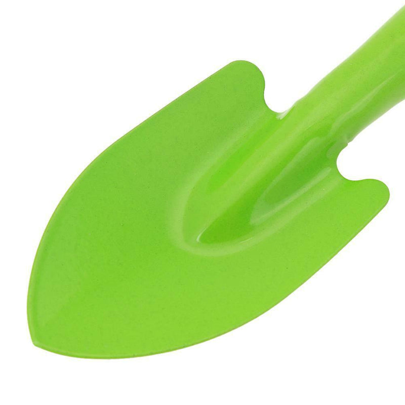 Mini Metal Garden Hand Shovel Flower Soil Planting Kids Spade Tool(Green)