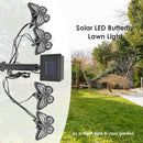 Solar LED Butterfly Lawn Light Outdoor Waterproof Garden Landscape Lamp