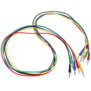5PCS 4mm Banana Plug to Banana Plug Double End Test Lead For Multimeter 5 ColoFT