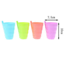 2 x Children Sip a Cup Tumblers with Built in Straw Plastic Sippy CupATA~