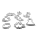 8pcs/Set DIY Dinosaur Fondant Cake Mold Plastic Biscuit Baking Mould Decor