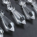30Pcs Acrylic Crystal Clear Garland Hanging Beads Curtain Wedding Club Part