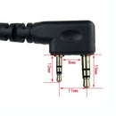 2 Pin Mini PTT Speaker MIC For BAOFENG Kenwood Walkie Talkie BAOFENG UV-5R  D7U3