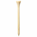 100x Burlywood Wooden Professional Golf Tees 83mm 3 1/4 inch Length Golfer