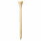 100x Burlywood Wooden Professional Golf Tees 83mm 3 1/4 inch Length Golfer
