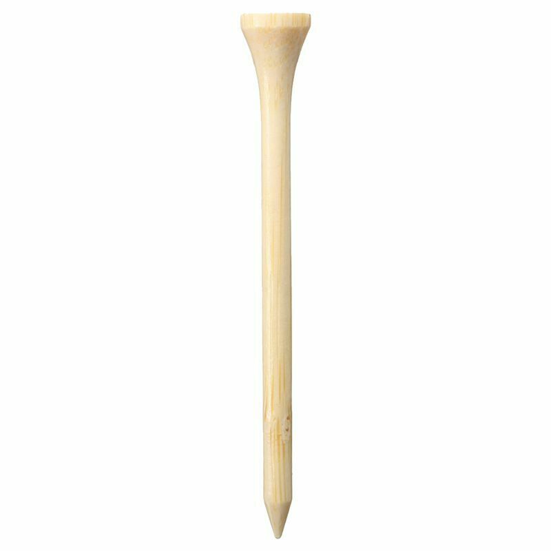 100x Burlywood Wooden Professional Golf Tees 83mm 3 1/4 inch Length Golfer
