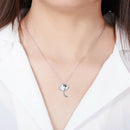 Personality Stingray Fish Alloy Mens Devil Ray FishPendant Necklace Decor 1x