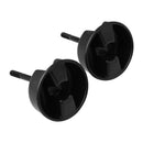 2x Black Hard Top Mounting Knob Screws fits for 2017-2018 Jeep Wrangler