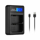 1X(Np-Fz100 Usb Lcd Display Dual Port Battery Charger For So-Ny A7Iii A9 A7