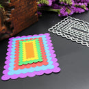 6pcs Cutting Dies Frame DIY Album Scrapbook Bookmark Card Decor Tool