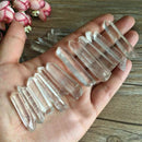 50g Bulk Natural Crystal White Quartz Small Points Terminated Wand Specimen AU~
