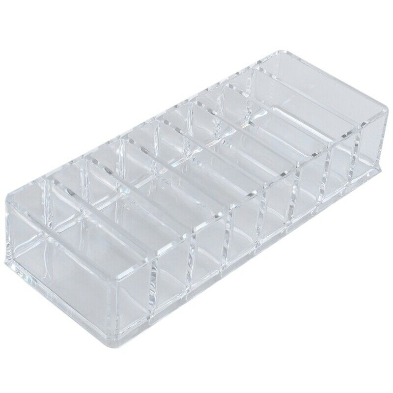 New 8 Slot Acrylic Compact Holder Powder Eye Blush Makeup Case Storage Orga O6P9