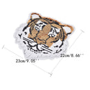1x tiger reversible change color sequins sew on patches for clothes diy craft TO