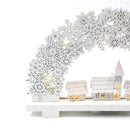 Christmas LED Luminous Wooden Garland Ornaments House Decorations OrnamentsSEAU
