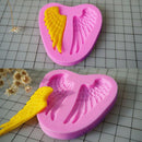 Angel Wings Mould Fondant Chocolate Cake Clay Soap Ice Mold Baking Kitchen Pro